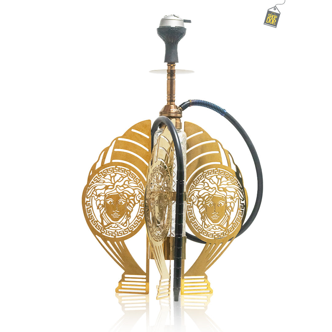 VG France Versache Hookah with 3 Bags (LED & Remote) - Rose Gold