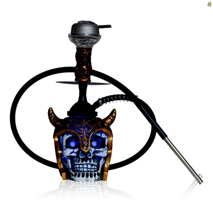 Viking Hookah with LED Light - Rose Gold