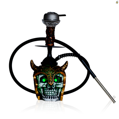 Viking Hookah with LED Light - Rose Gold