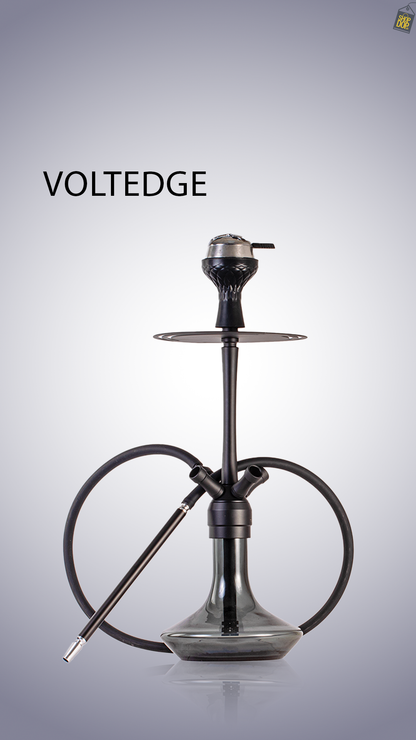 VoltEdge 4 Pipe Hookah - Black