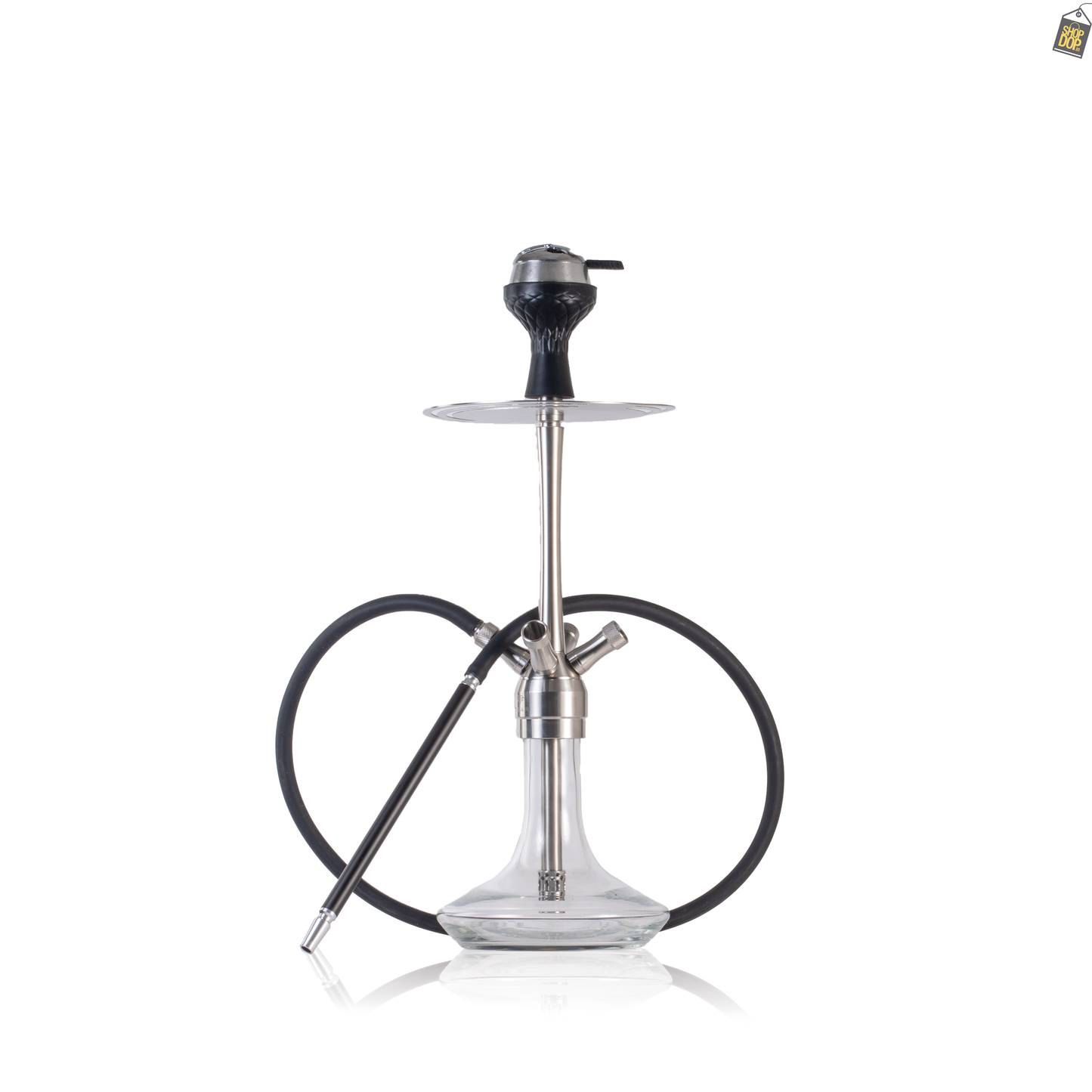 VoltEdge 4 Pipe Hookah - Silver