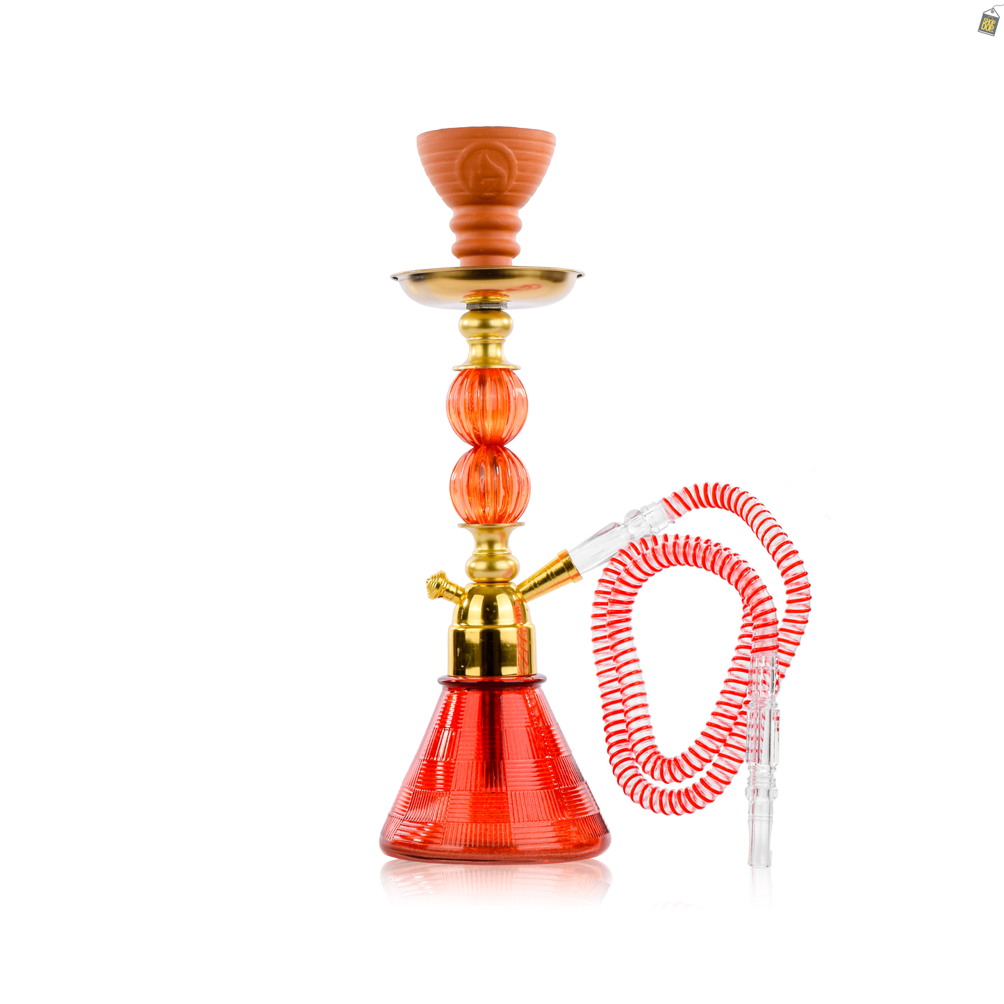 Walldart Pumpkin Hookah - Red