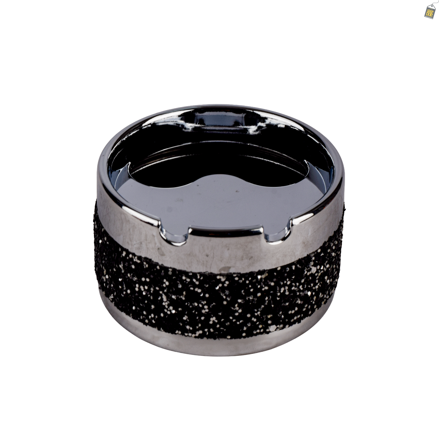 Wallris Ashtray - Black & White Dot
