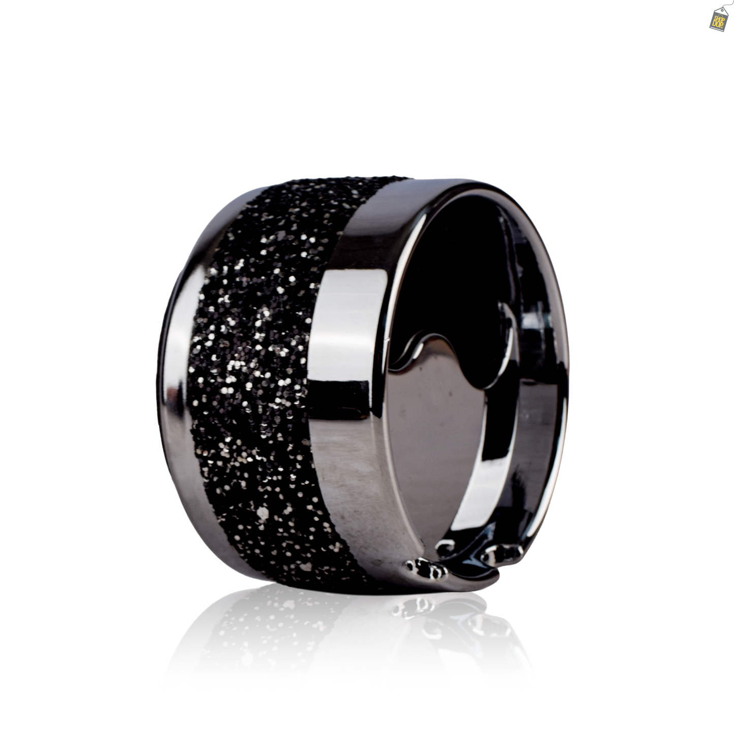 Wallris Ashtray - Black & White Dot