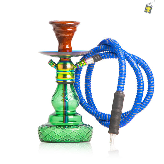 COCOYAYA X16 Hookah - Rainbow Stem / Green Base