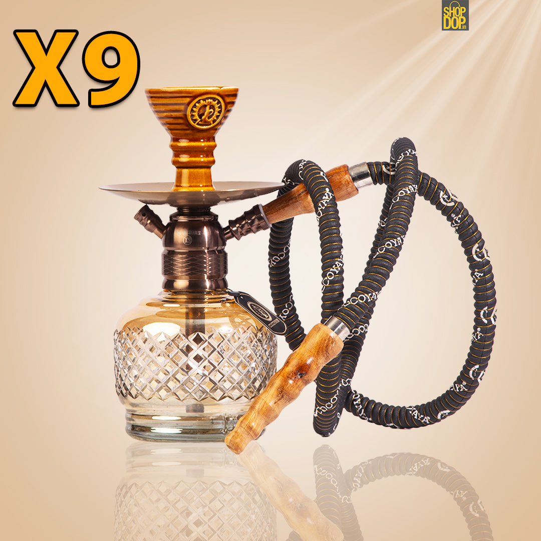 COCOYAYA X9 Hookah - Bronze (Golden Base)