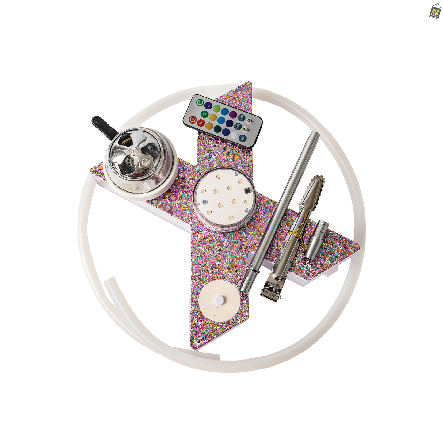 X Shape Car Hookah - Pink