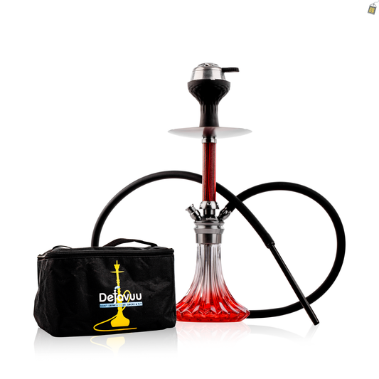 Yoko Hookah with Bag - Red