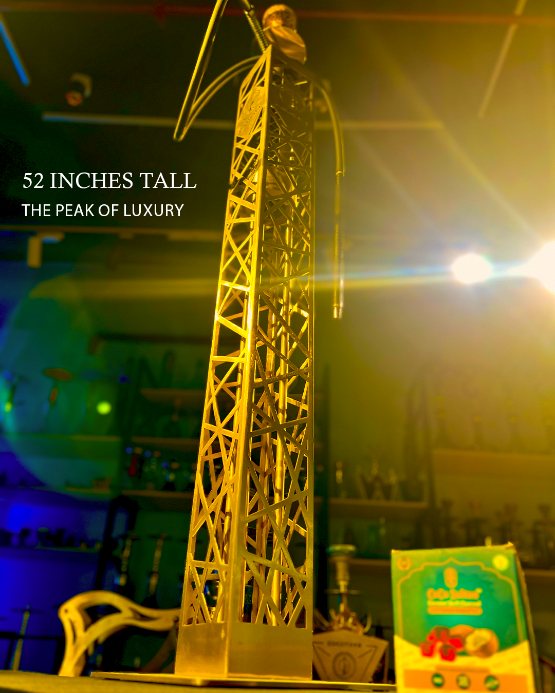 COCOYAYA Zenith Hookah - Golden