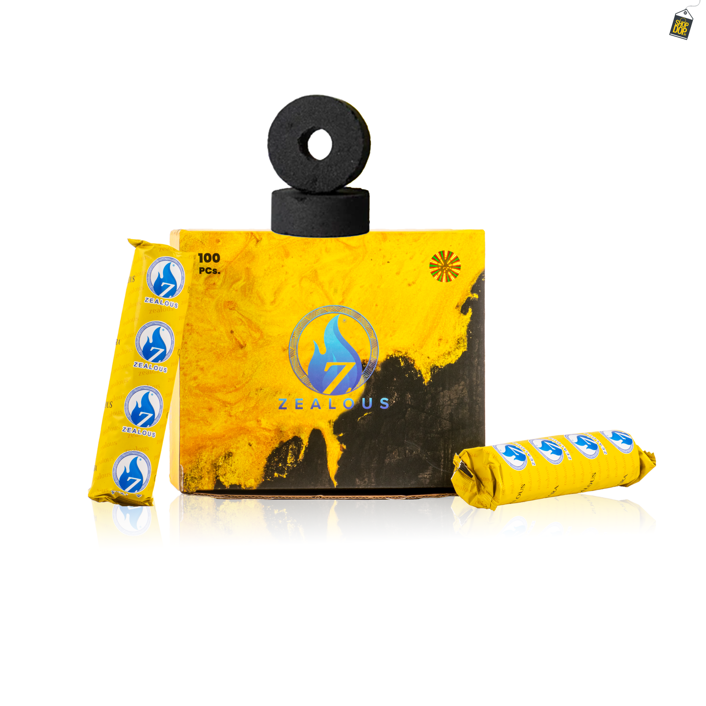 Zealous Polo Magic Coal for Hookah - Single Roll