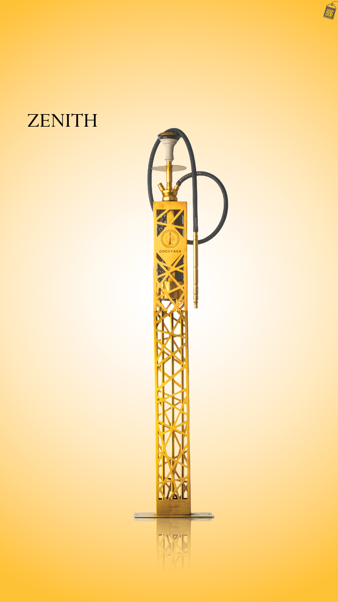 COCOYAYA Zenith Hookah - Golden