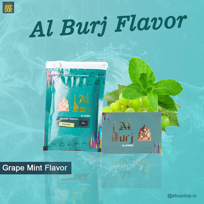 Al Burj Grape with Mint Hookah Flavor - 50g