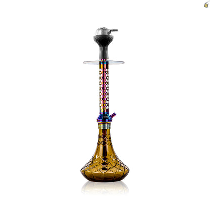 Alexander JLS Hookah with Bag - Grey Base / Rainbow stem