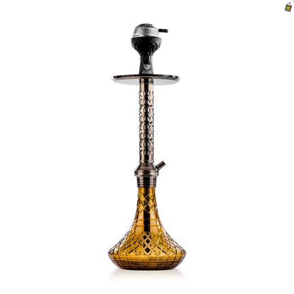Alexander JLS Hookah with Bag - Gun Metal / Bronze Base