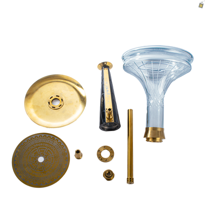 Al Fauz Amavi Hookah - Gold