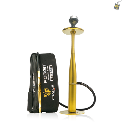 VG Baseball Hookah with Bag - Golden