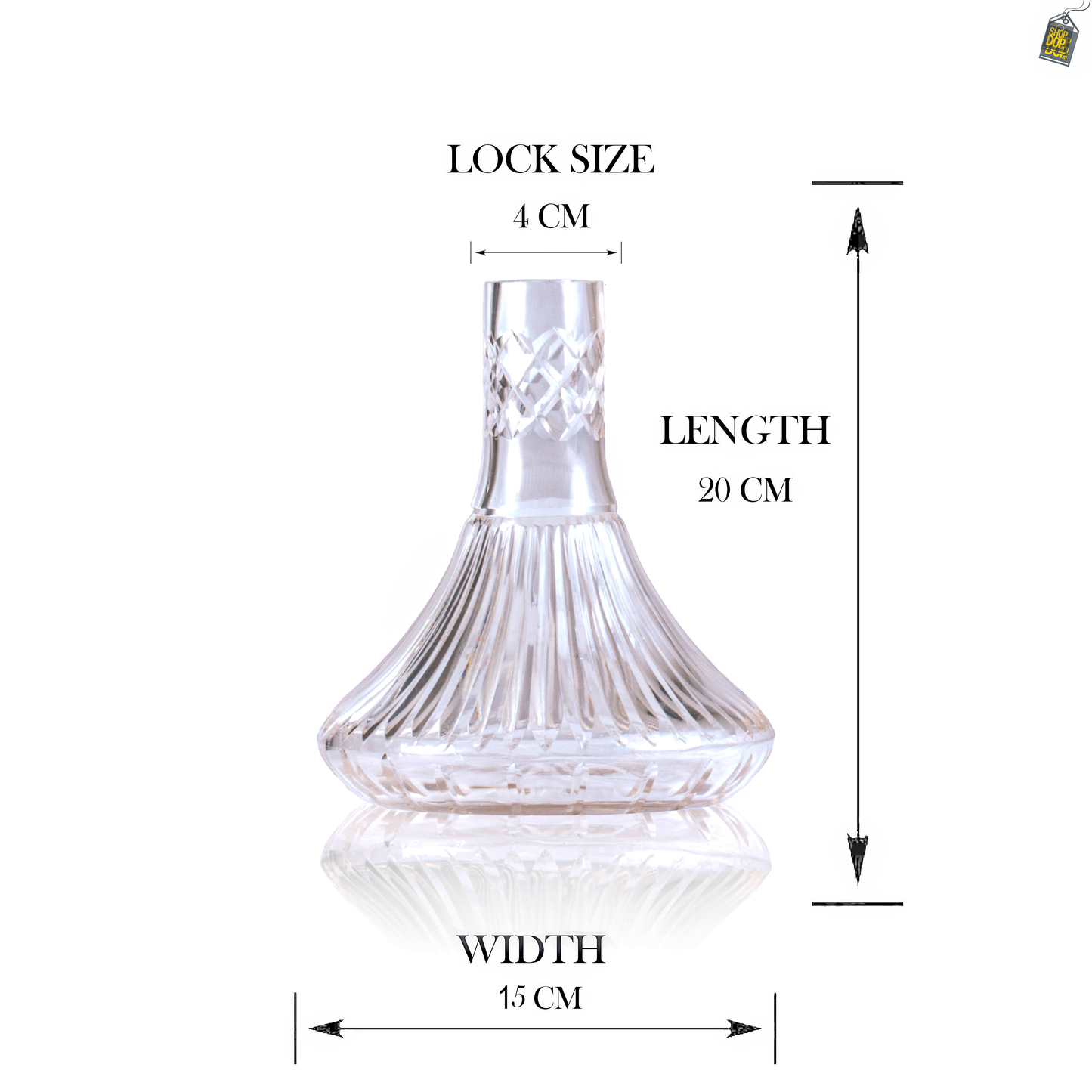 COCOYAYA Valeria Hookah Replacement Base Only - Transparent