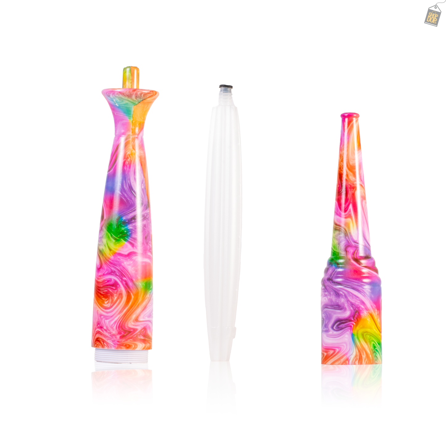 Big Bazooka Hookah Pipe Handle Only (Ice Chiller) - Purple Print