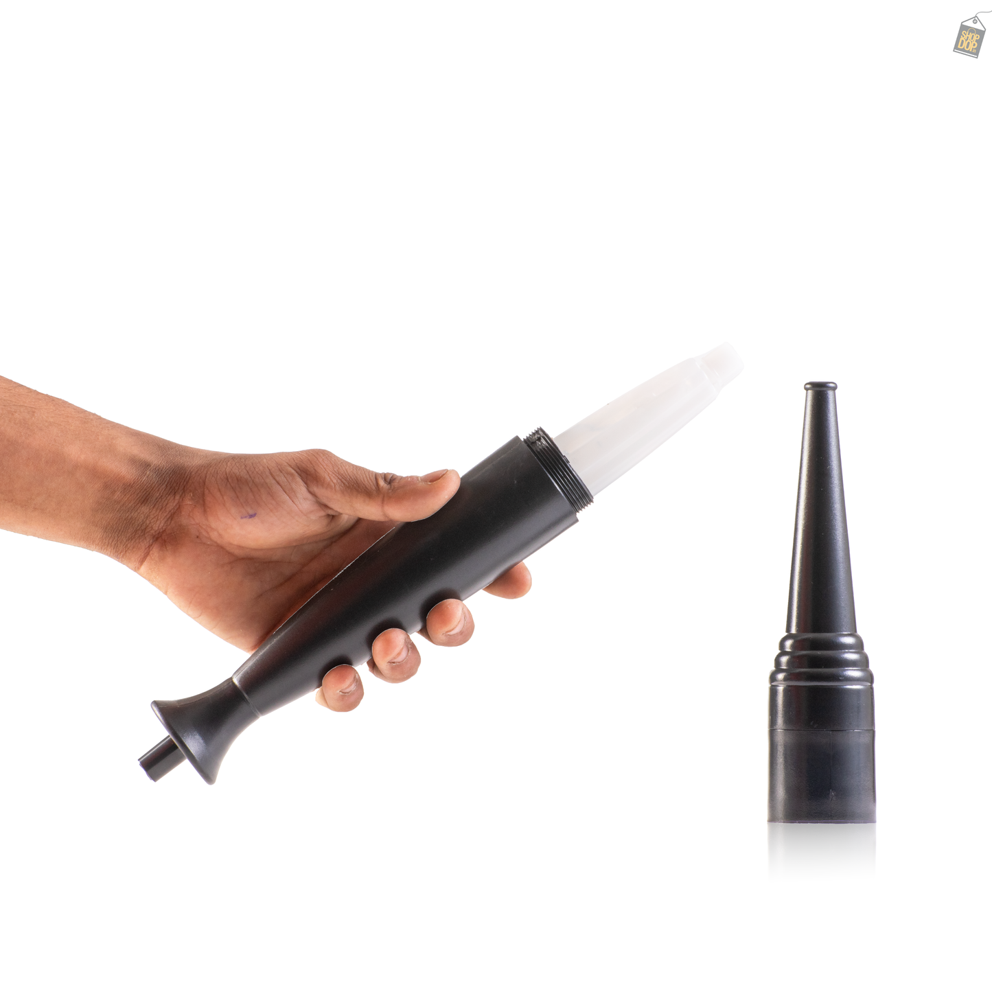 Big Bazooka Hookah Pipe Handle Only (Ice Chiller) - Black