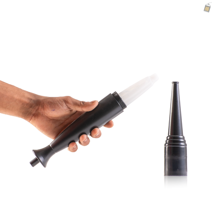 Big Bazooka Hookah Pipe Handle Only (Ice Chiller) - Black