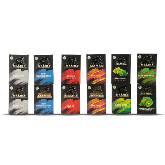 Black Mamba Herbal Flavors (Pack of 12)