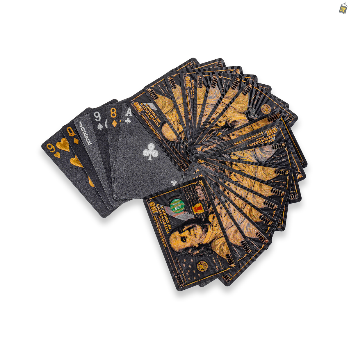 Black Dollar Playing Cards