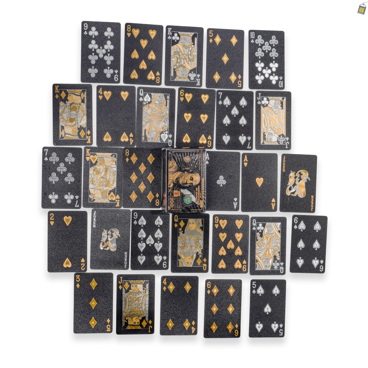 Black Dollar Playing Cards