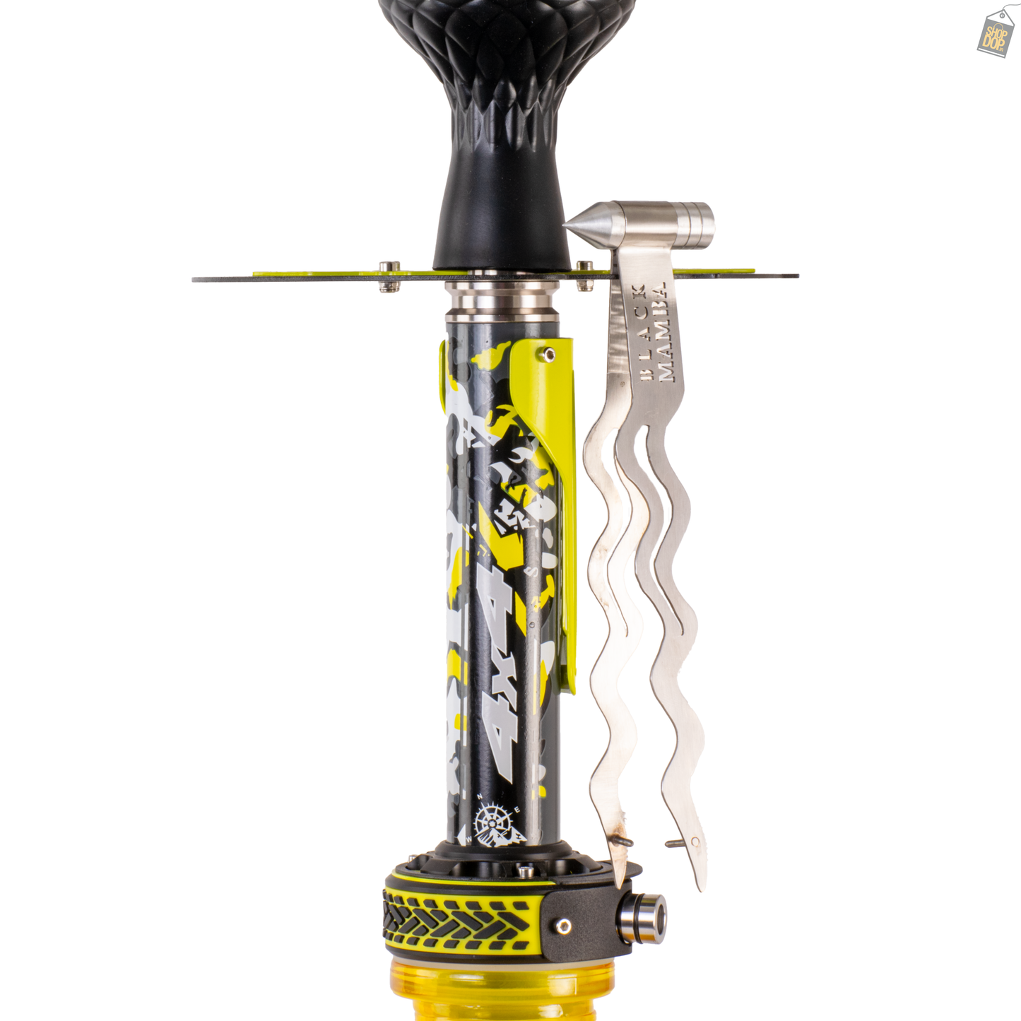 Black Mamba Flip Hookah Tong with Small Hammer
