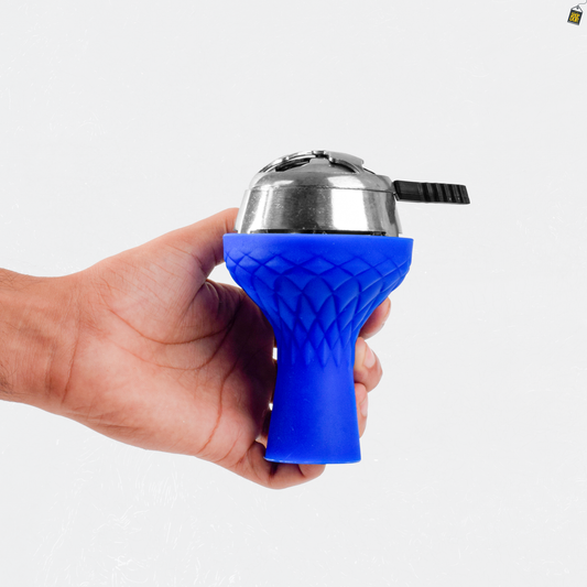 Blue Silicon Chillum + HMD Device Combo