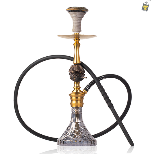 COCOYAYA Cigar Bohemian Hookah - Gold Stem / CGB Base