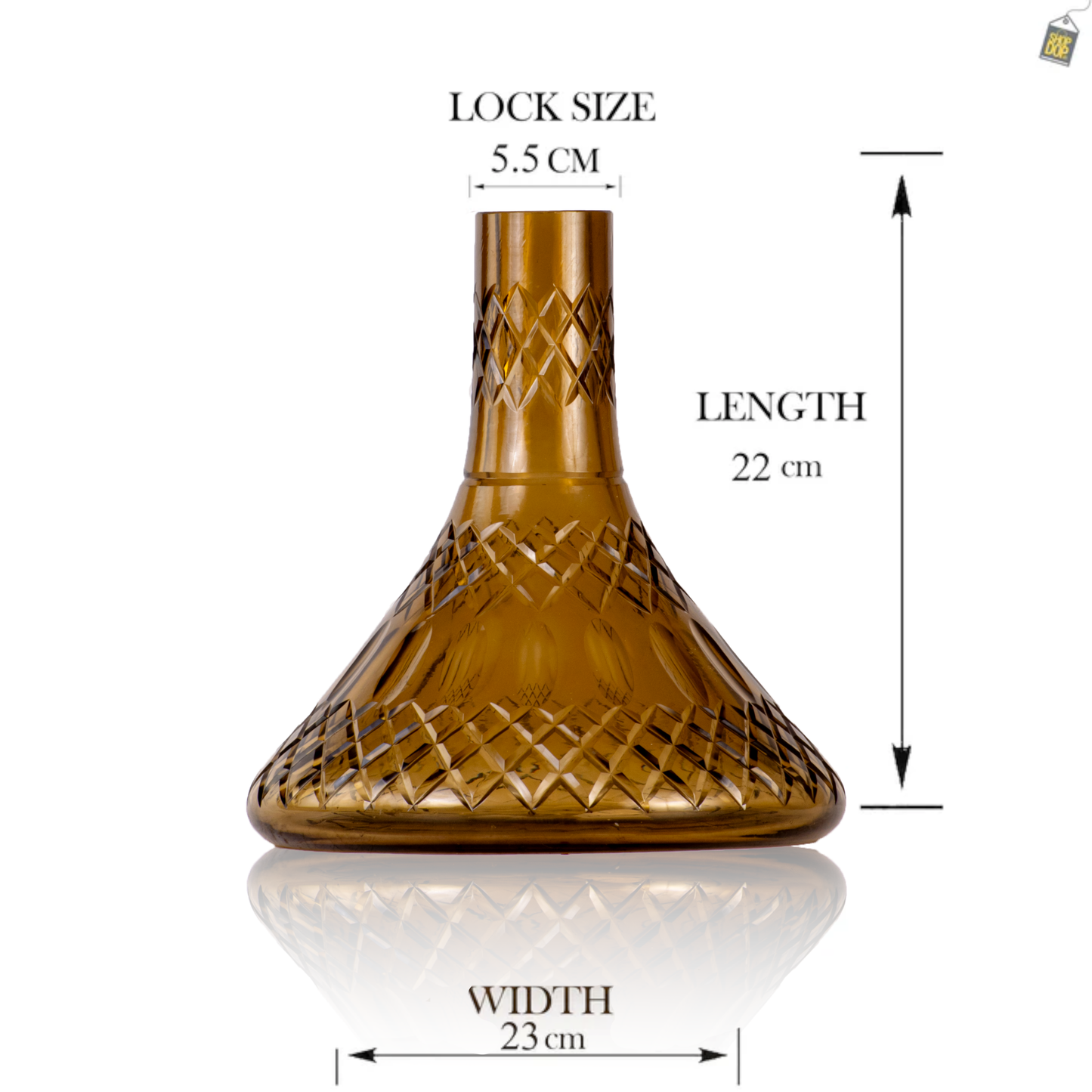 VG France Sultan Hookah - Replacement Base Only without Lock (Grey)