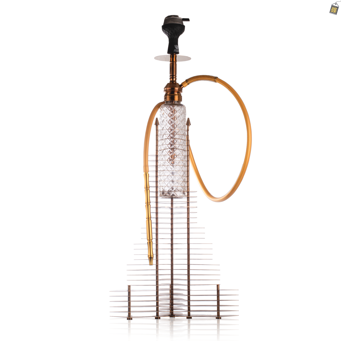VG Burj Khalifa Hookah with Bag - Bronze