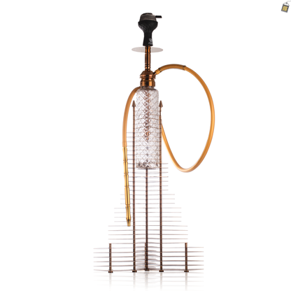 VG Burj Khalifa Hookah with Bag - Bronze