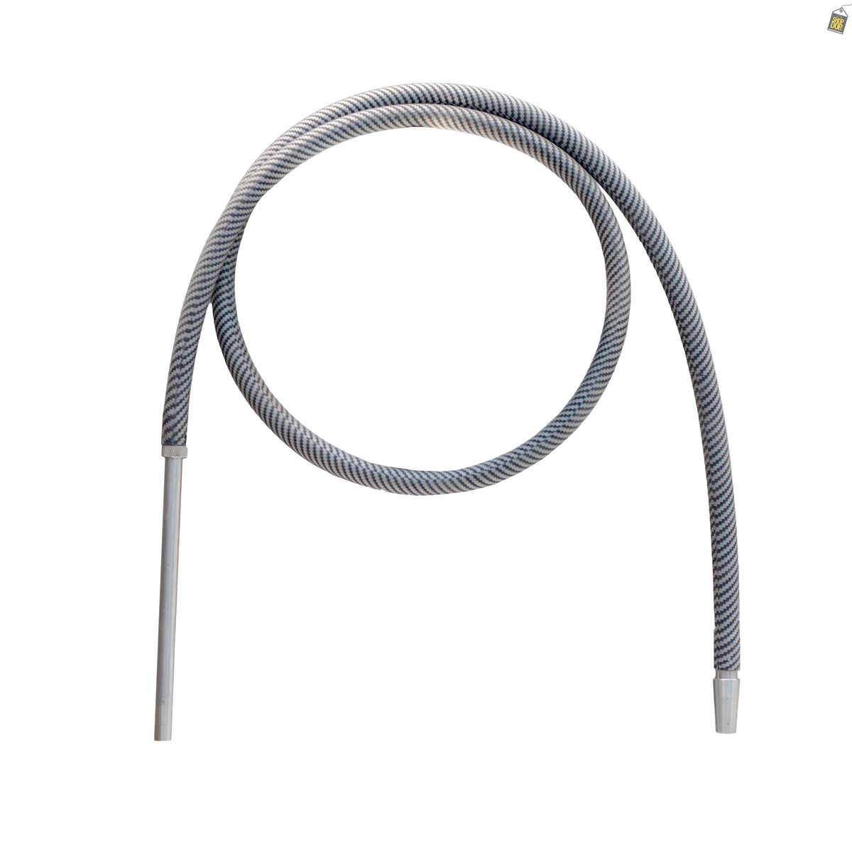 Carbon Fibre Silicone Hookah Pipe with Handle