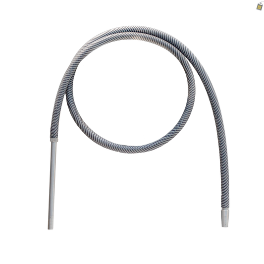 Carbon Fibre Silicone Hookah Pipe with Handle