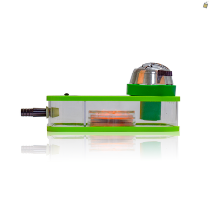 Car Hookah with LED Light & Remote - Green
