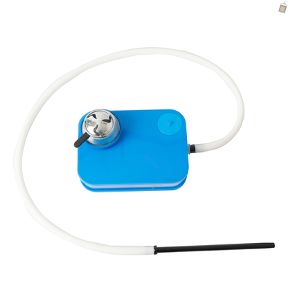 Car Hookah with LED Light & Remote - Blue