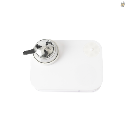 Car Hookah with LED Light & Remote - White