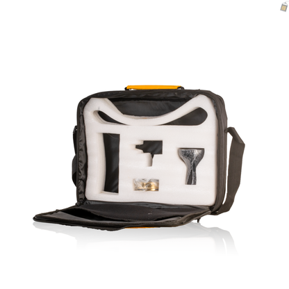 COCOYAYA Car-O-Bar LED Hookah with Bag - Bronze Stem (White Base)