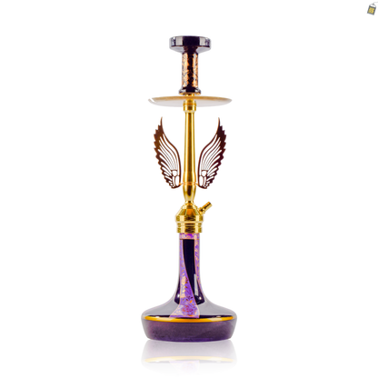 Celestial Hookah with Wings - Purple