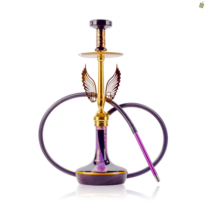 Celestial Hookah with Wings - Purple