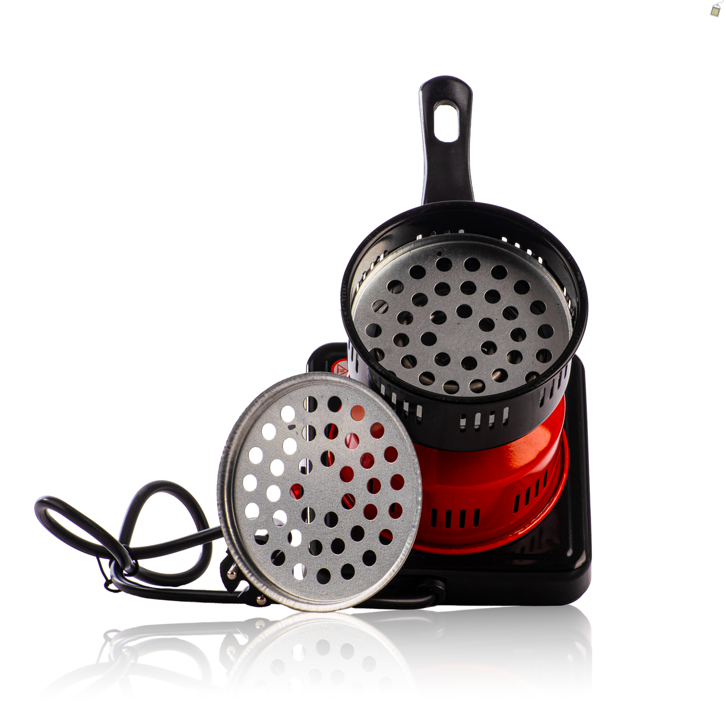 Al Akbar Cup Shape Hookah Charcoal Burner - 1000 Watt Hot Plate