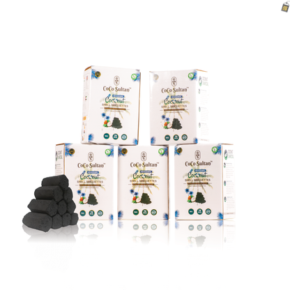 COCO Sultan Hexagonal Hookah Coconut Coal - Pack of 5kg