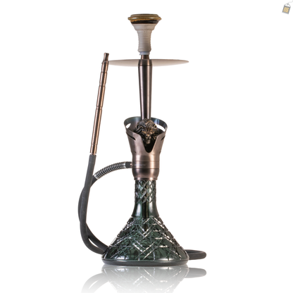 COCOYAYA Baku Cigar Hookah - Bronze Stem / Aqua Base