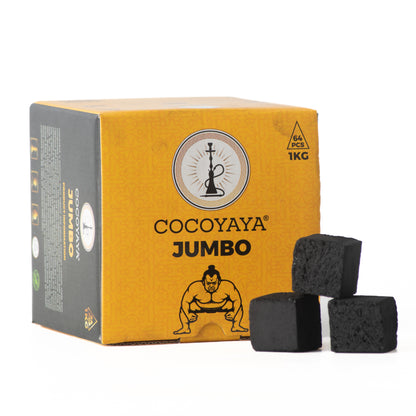 COCOYAYA Coconut Jumbo Hookah Coal (1kg. | 64 pcs.)