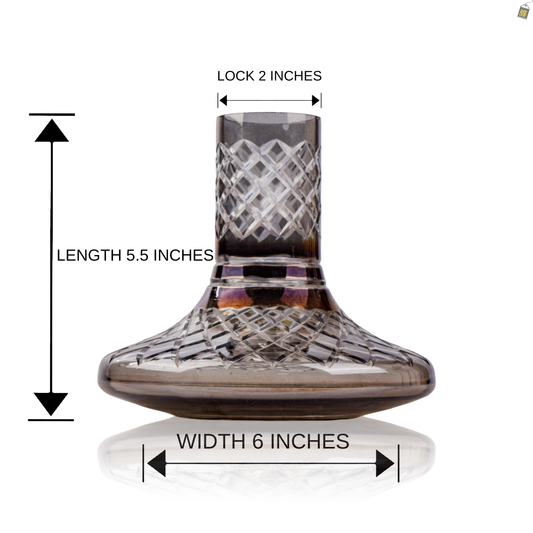 COCOYAYA Lala Hookah Glass Replacement Base Only (Without Lock)