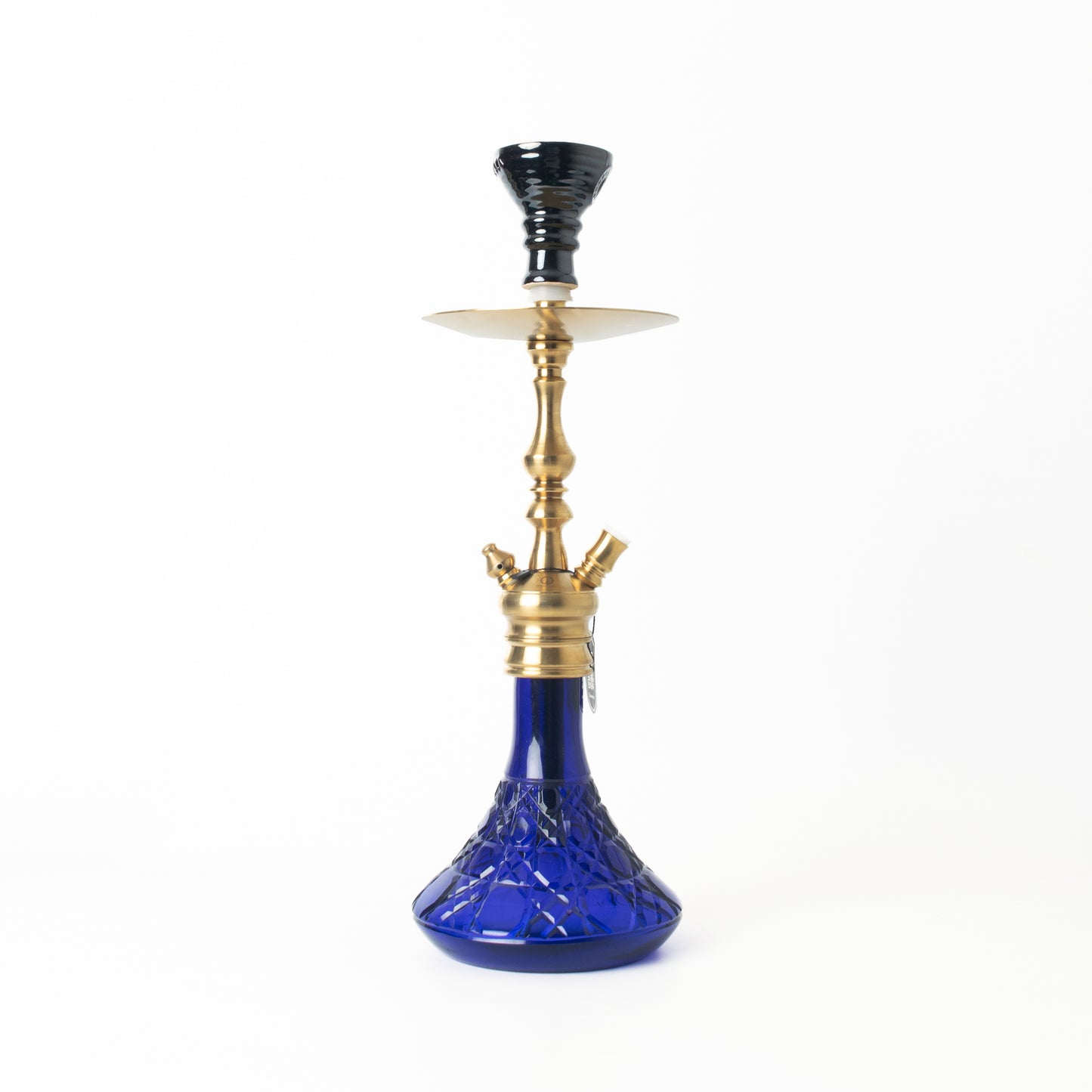 COCOYAYA Simba Hookah - Dark Blue Base/Golden Stem