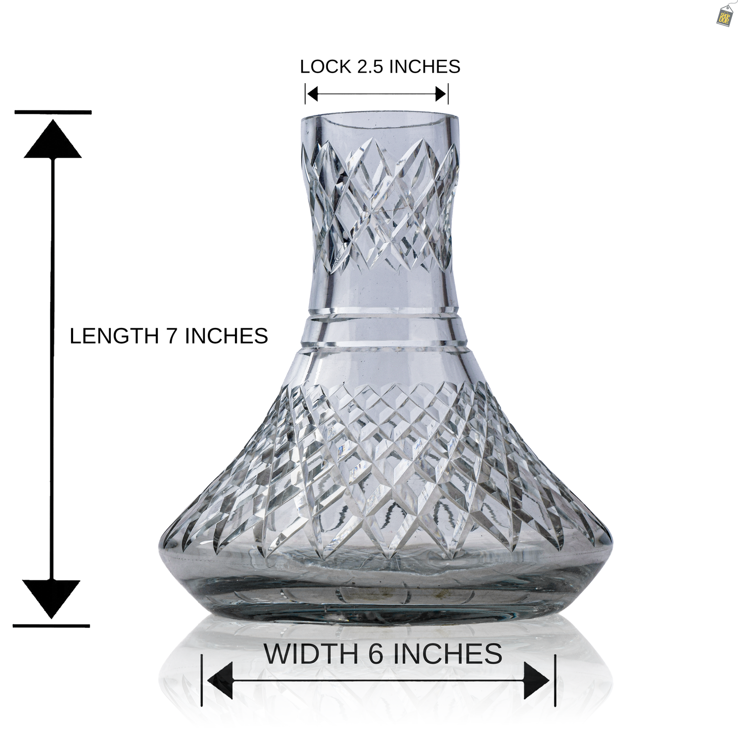 COCOYAYA Valeria Hookah Replacement Base Only - Transparent
