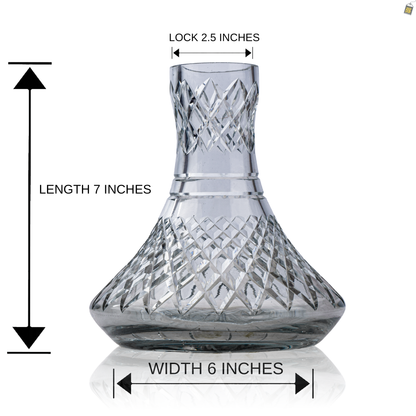 COCOYAYA Valeria Hookah Replacement Base Only - Transparent