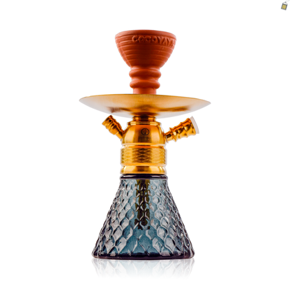 COCOYAYA X12 Hookah - Gold Stem / Green Base